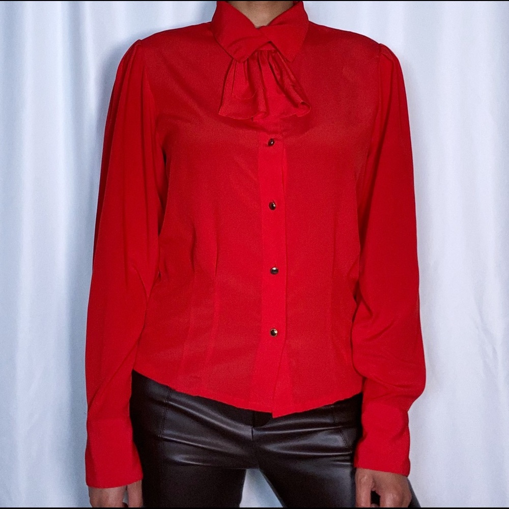 Vintage Chaus Top (size 10, fits like a medium) - Picture 3 of 5